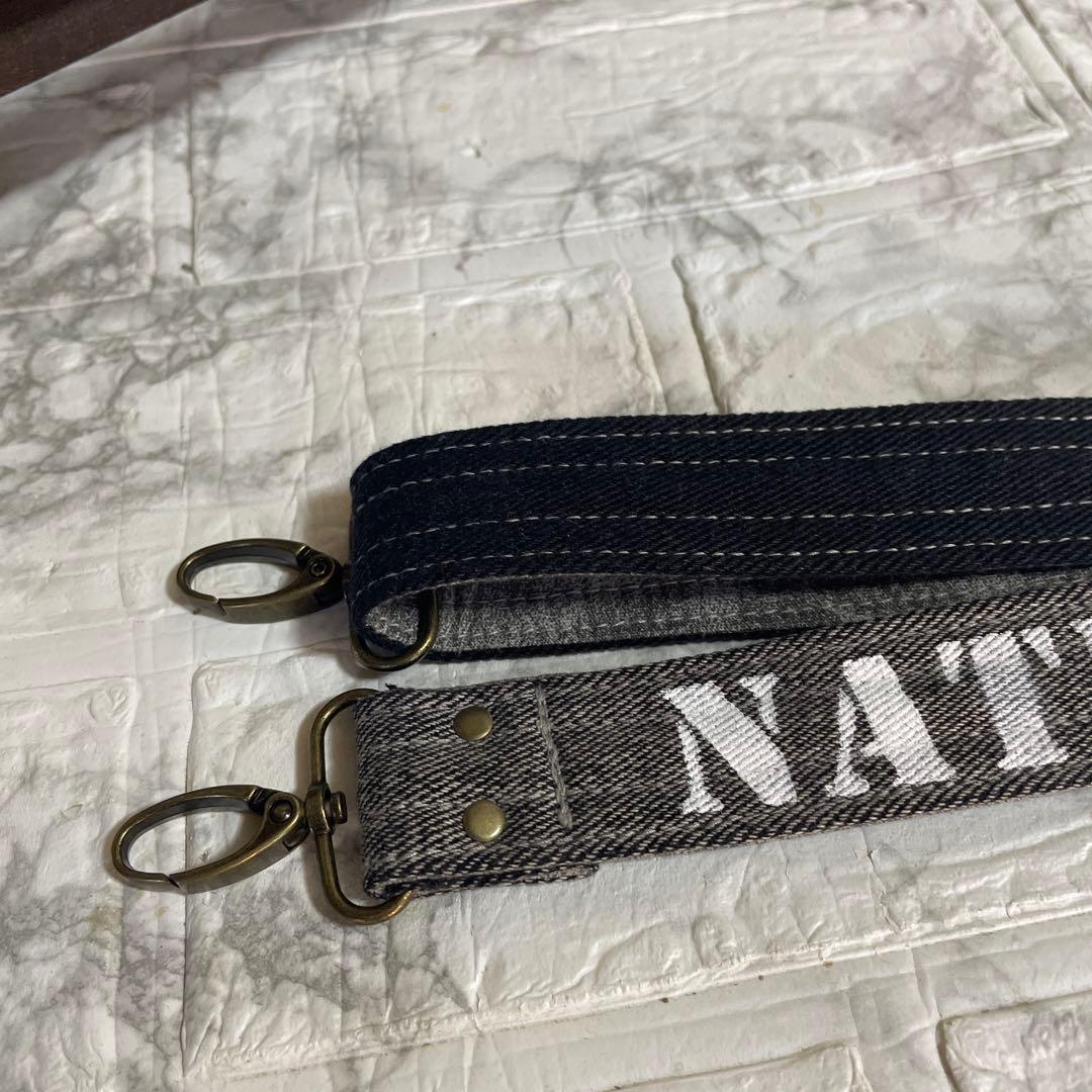 No.480.481.483.494.496 デニムリメイクショルダー紐　濃紺