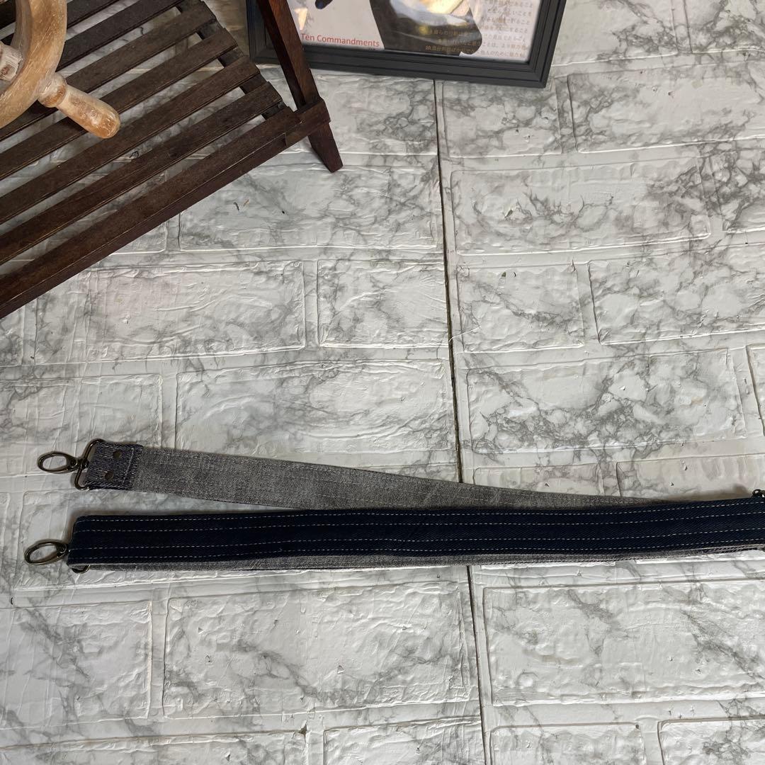 No.480.481.483.494.496 デニムリメイクショルダー紐　濃紺