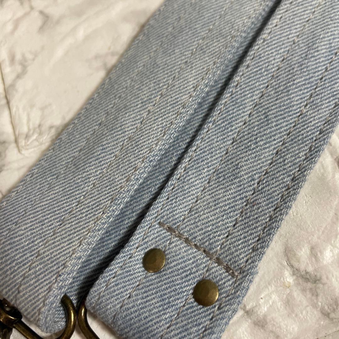 No.480.481.483.494.496 デニムリメイクショルダー紐　濃紺