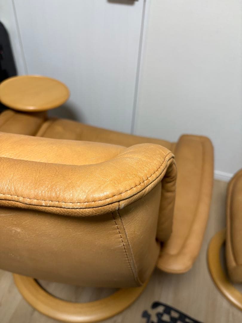 約50万円 Lサイズ 最高級ロイヤル エコーネス ストレスレスチェア②