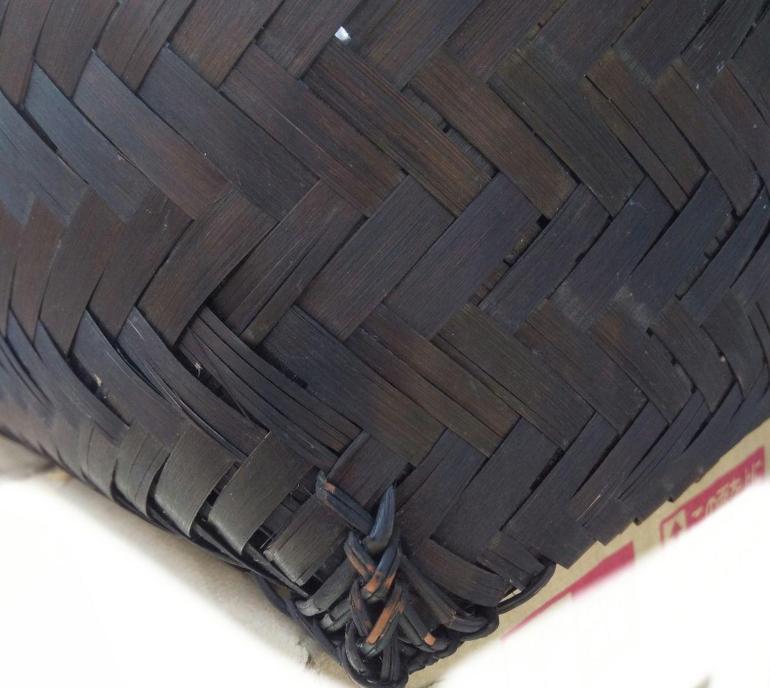 籠バック カゴバッグ(大) ハンドメイド編み込みカゴバッグ