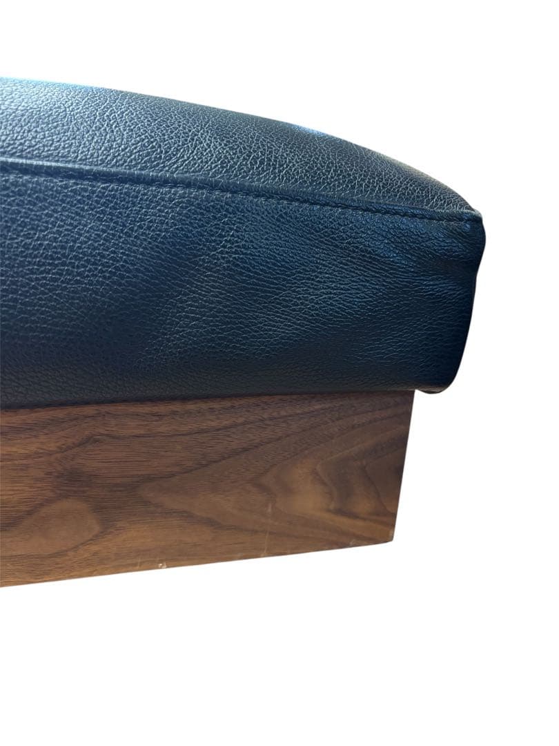 EUCAS ユーカス　ユーカス 黒　レザー　ソファ　2人　3人用