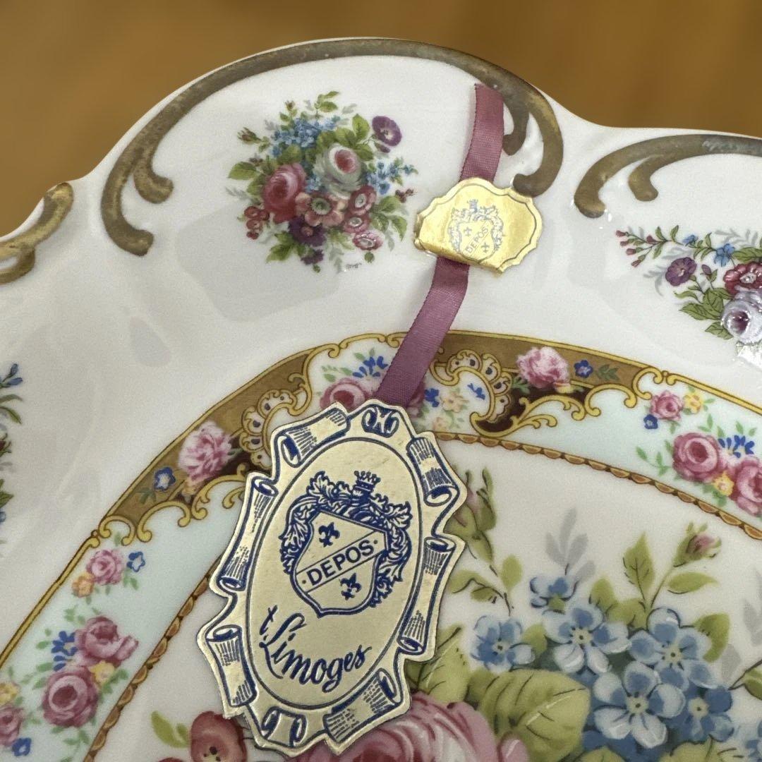 ドレスデン　カール・ティーメ工房 アンティーク　プレート ハンドペイント