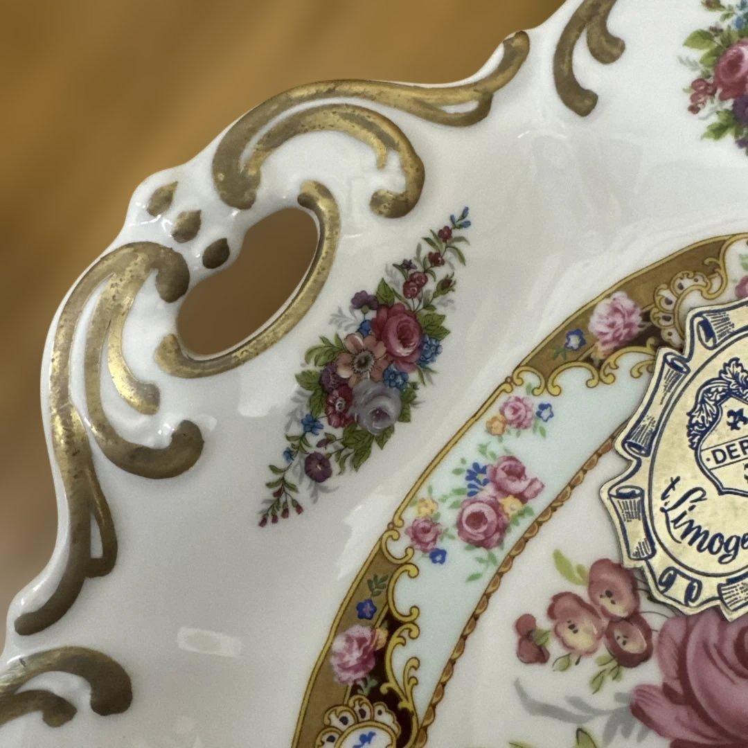 ドレスデン　カール・ティーメ工房 アンティーク　プレート ハンドペイント