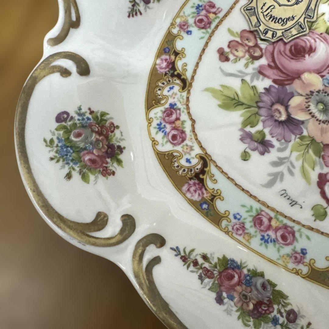 ドレスデン　カール・ティーメ工房 アンティーク　プレート ハンドペイント