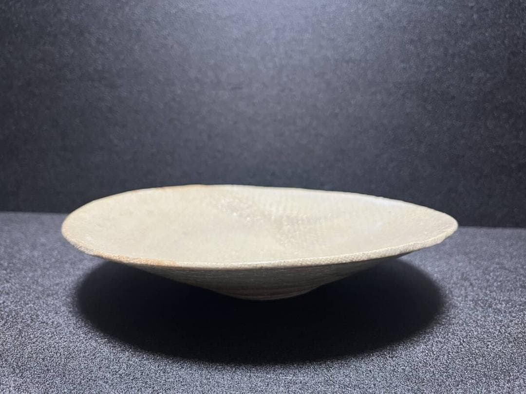 【未使用】　萩焼　十三代　坂田泥華　萩　布目鉢　平鉢　鉢　共箱