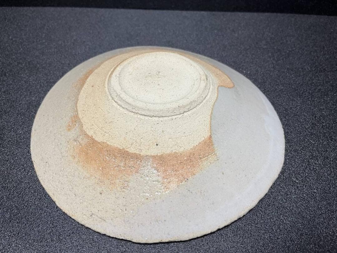 【未使用】　萩焼　十三代　坂田泥華　萩　布目鉢　平鉢　鉢　共箱