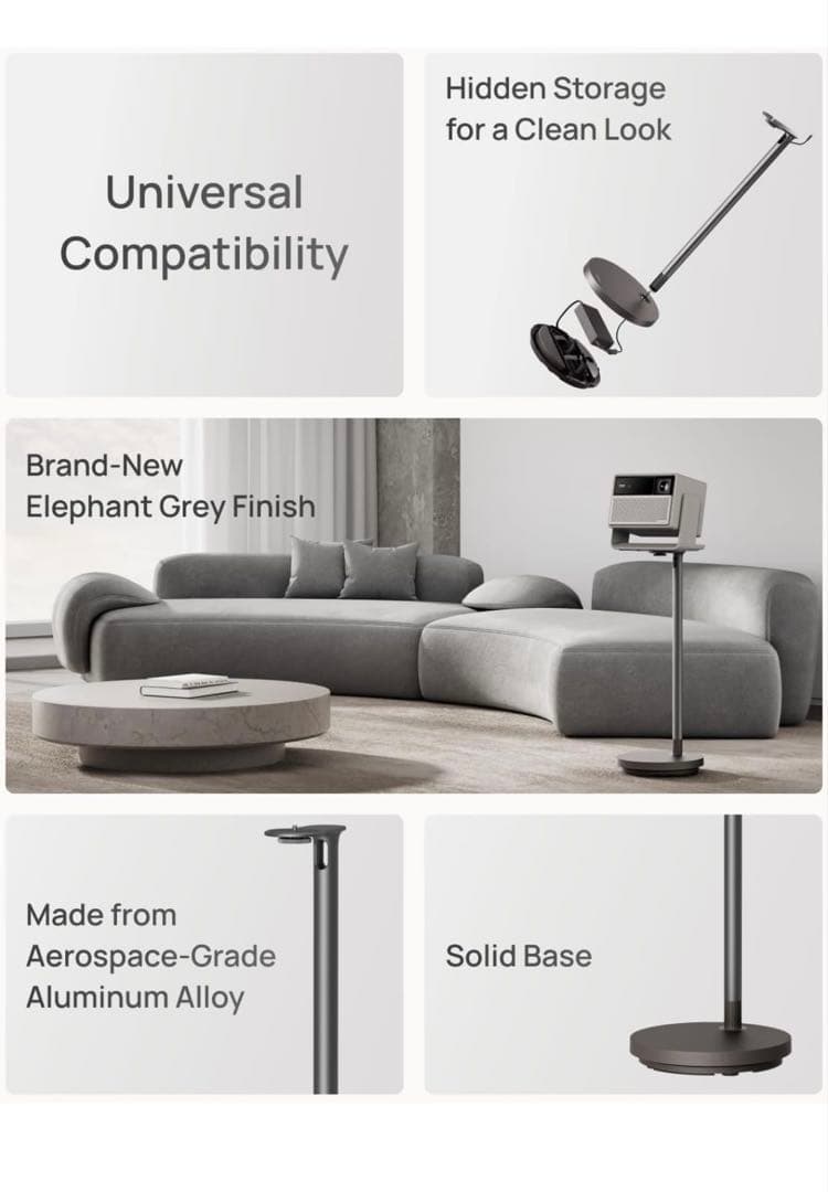 プロジェクター XGIMI Floor Stand Ultra (Elephant Grey)