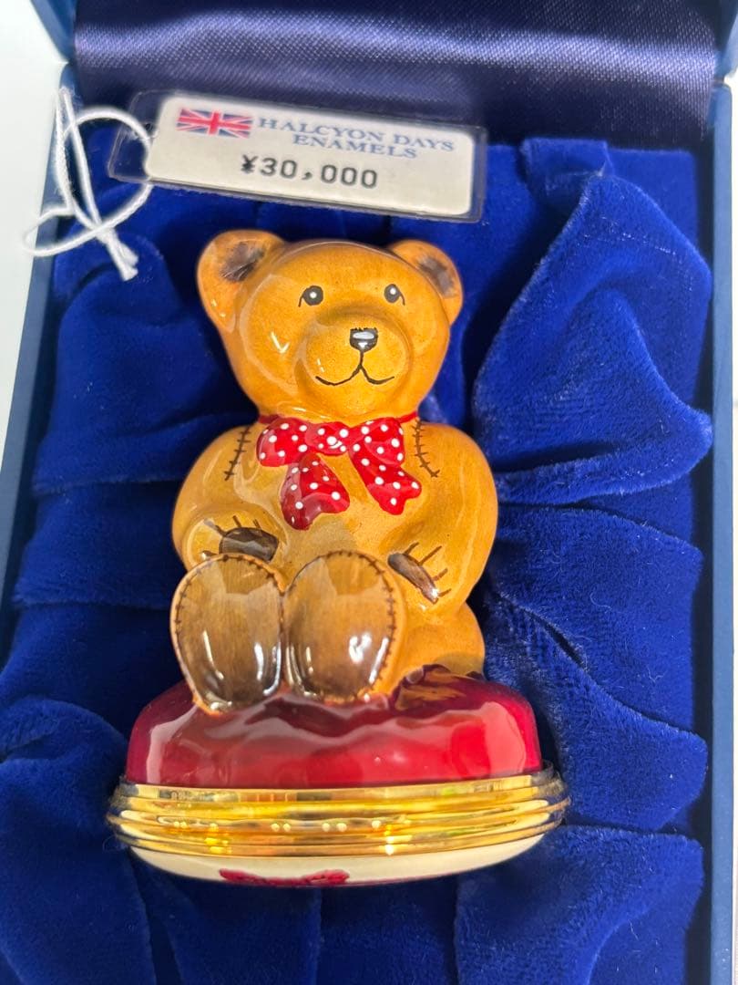 か*り様 [16180-8]Halcyon Days テディベア 小物入