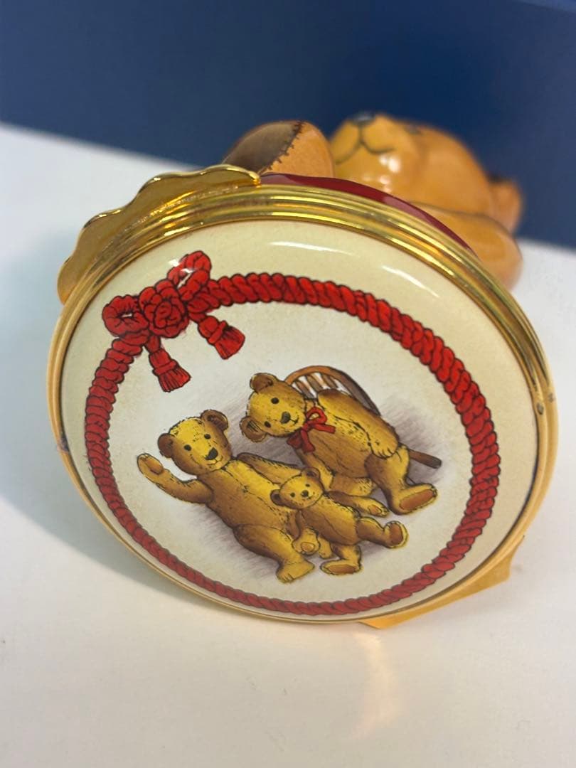 か*り様 [16180-8]Halcyon Days テディベア 小物入