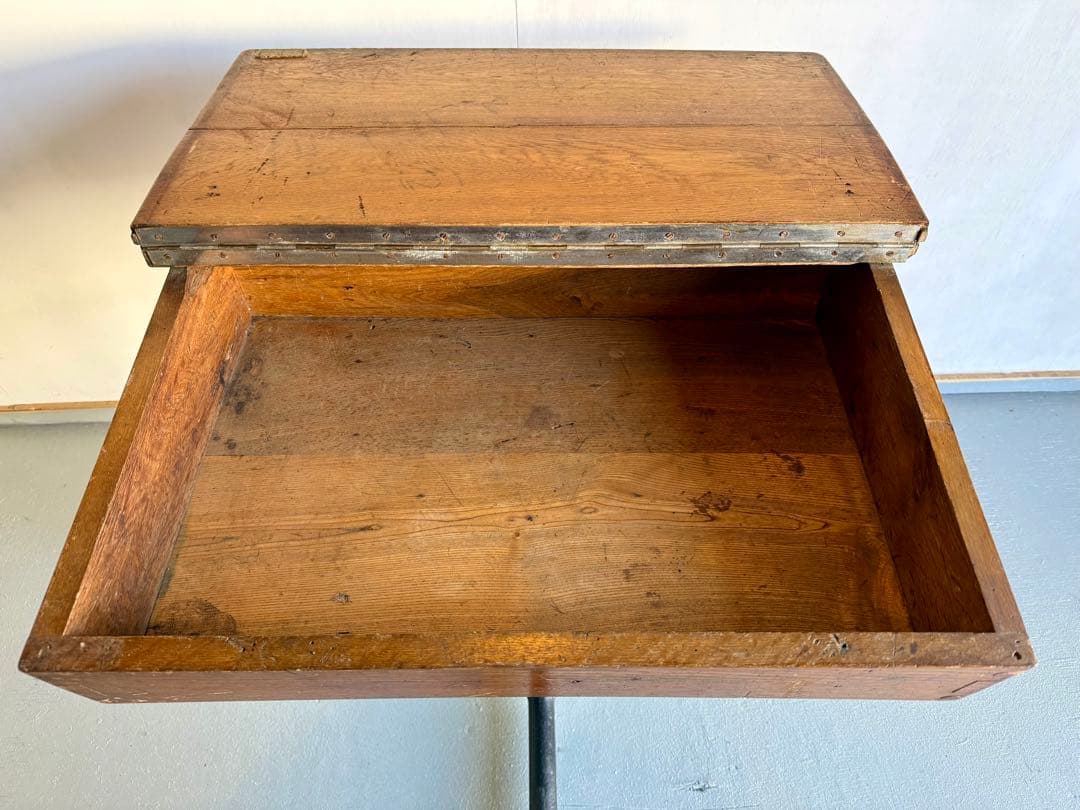 チェア 一体型 スクールデスクチェア アイアンフレーム 学習机 勉強机 学校