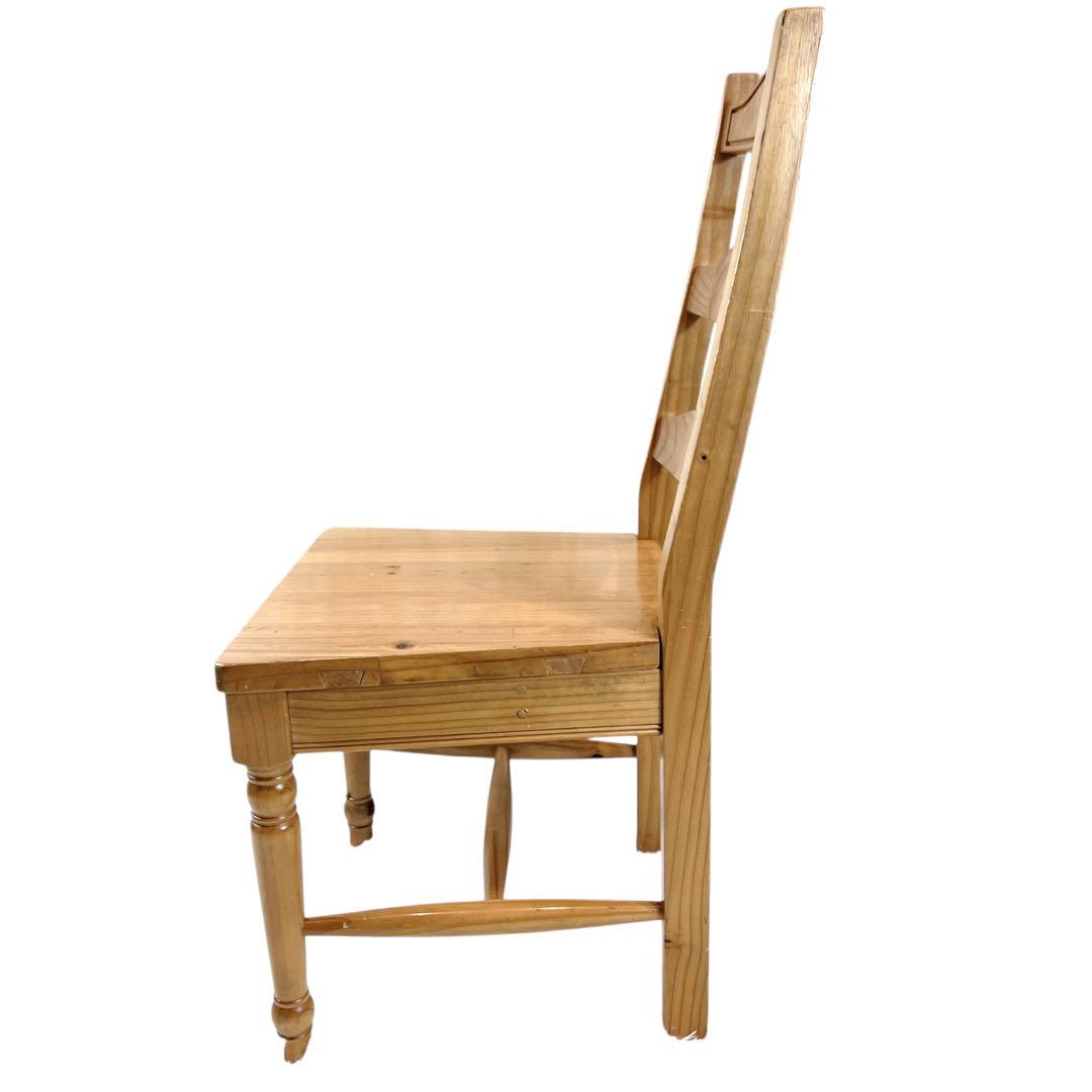 ④P.G.T. RECLAIMED チェア リビングパイン材 無垢材 天然木