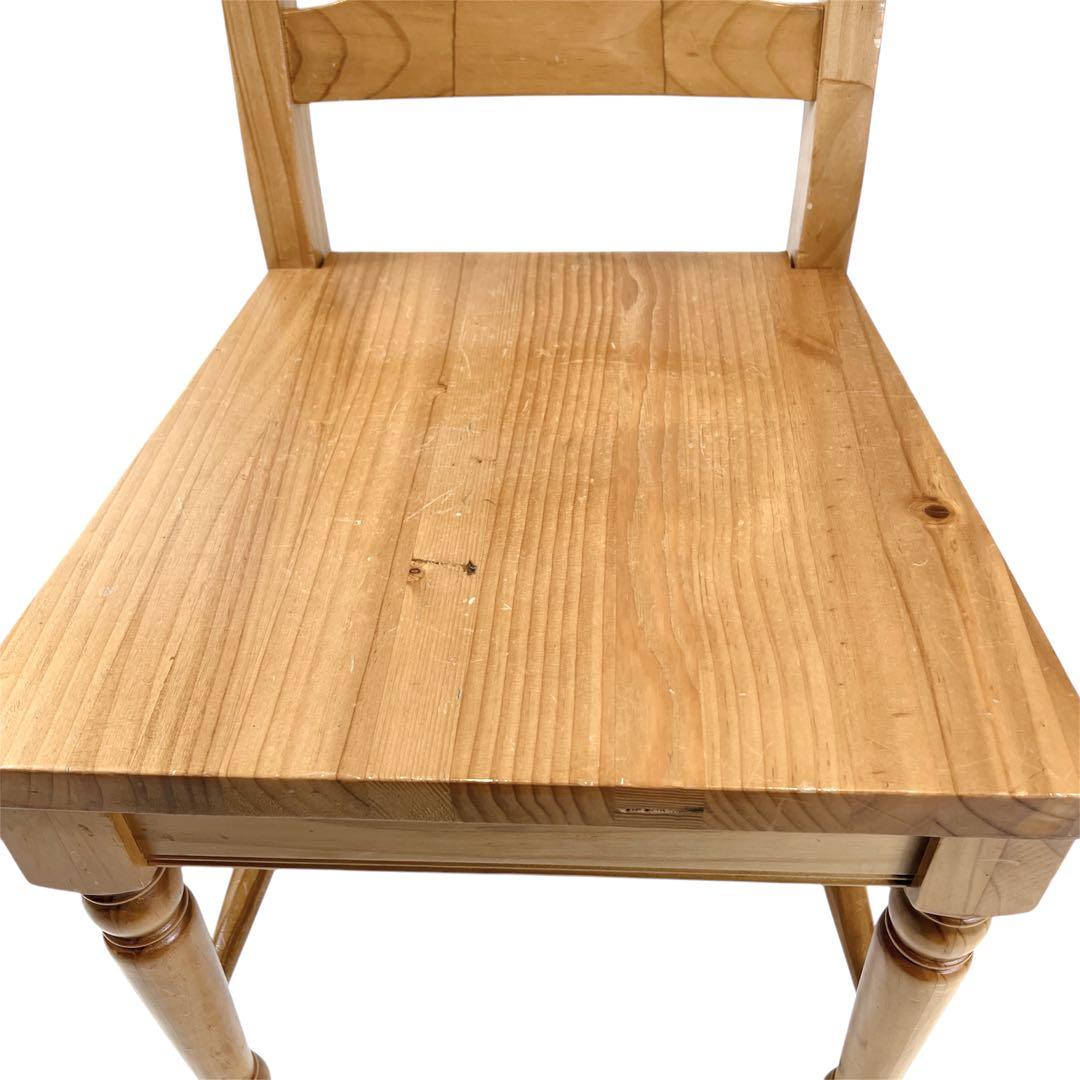 ④P.G.T. RECLAIMED チェア リビングパイン材 無垢材 天然木