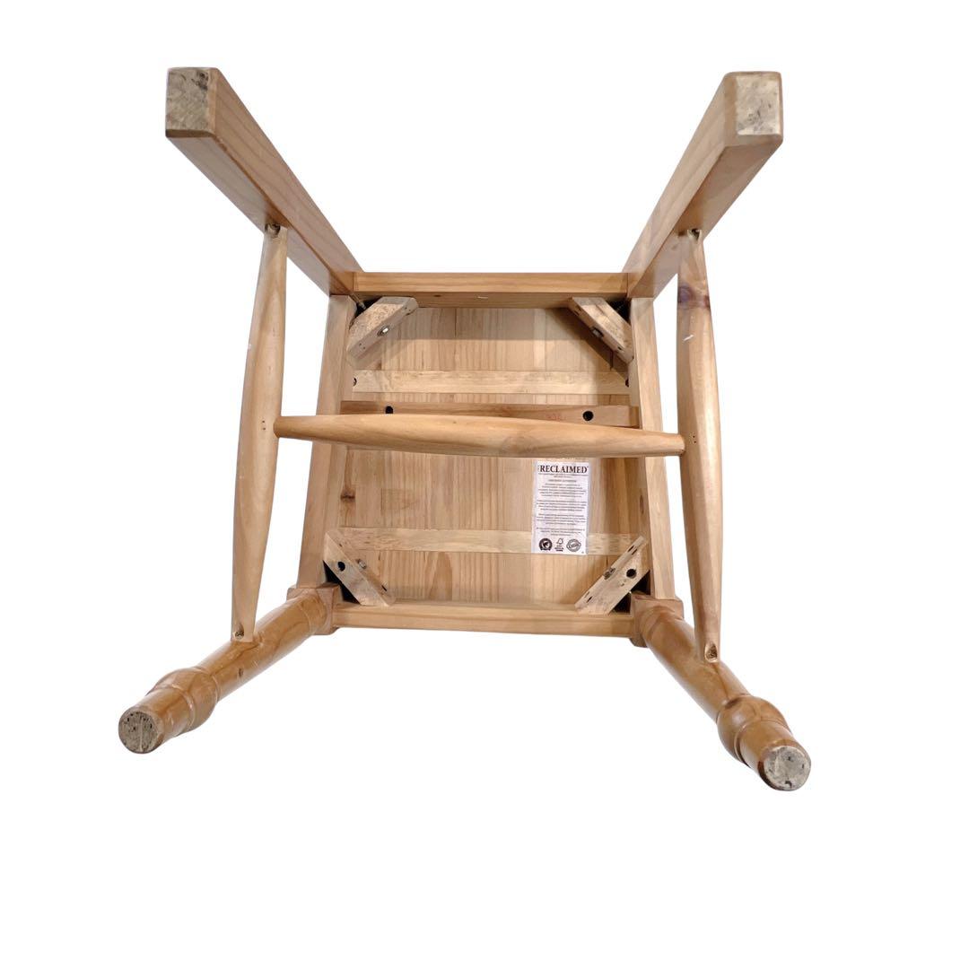 ④P.G.T. RECLAIMED チェア リビングパイン材 無垢材 天然木