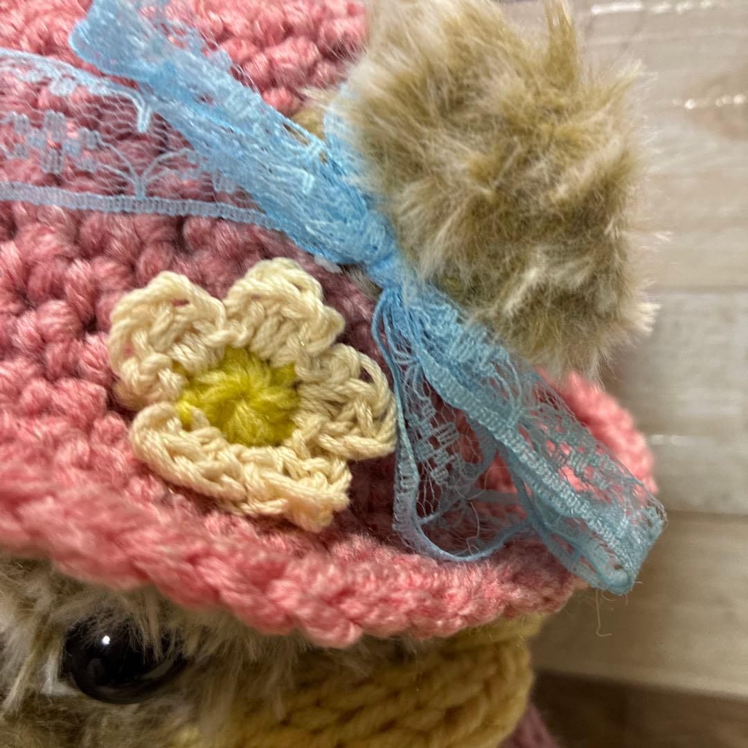 カスタマイズ可能❣️ファーヤーンのクマさんあみぐるみ