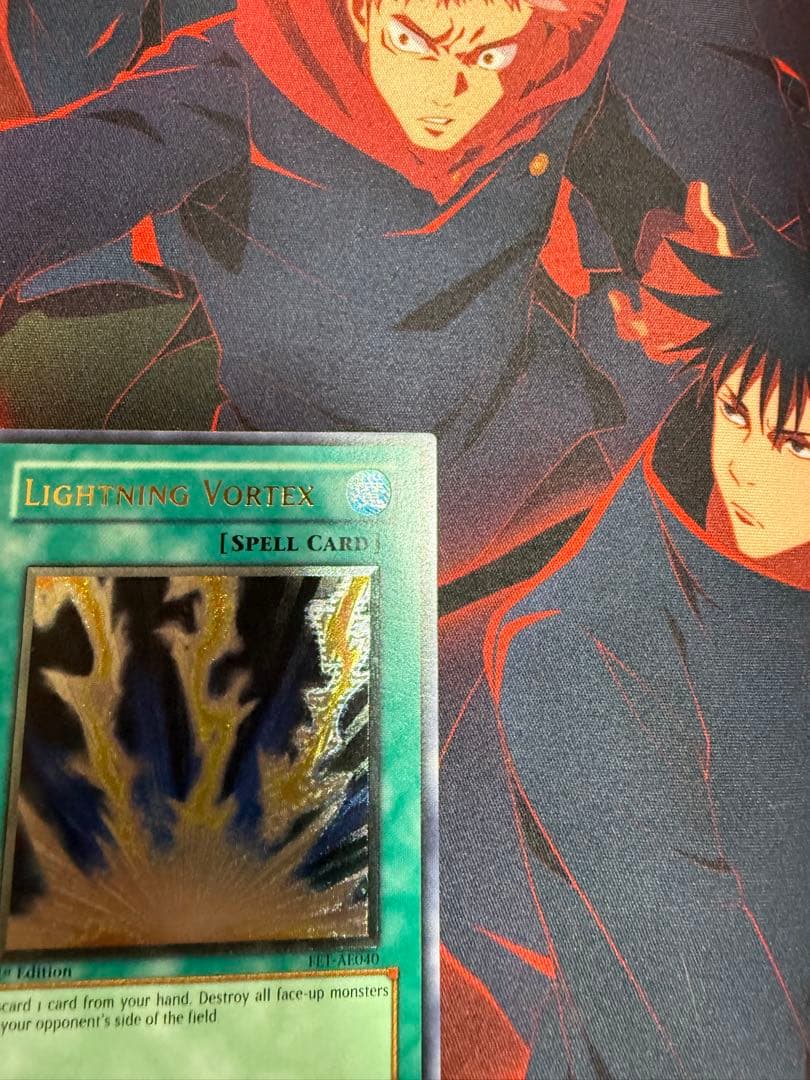 【美品】遊戯王 ライトニングボルテックス　旧アジア