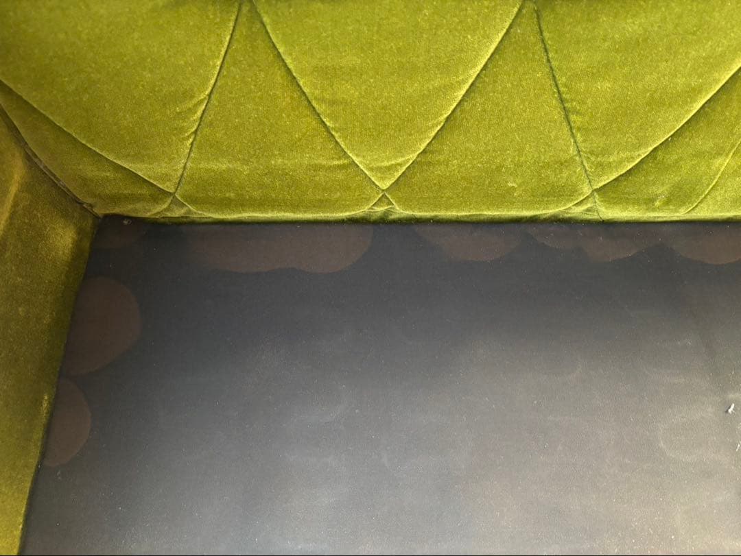 カリモク60 ロビーチェア カリモク3シーター　モケットグリーン