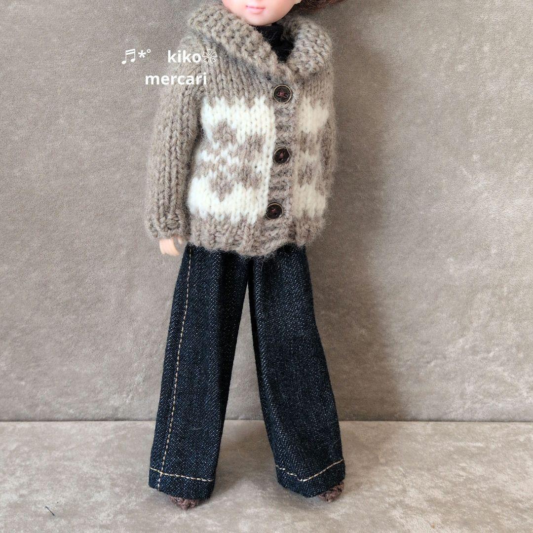 doll服’25　no184　22センチドール　セーター　アウトフィット　服