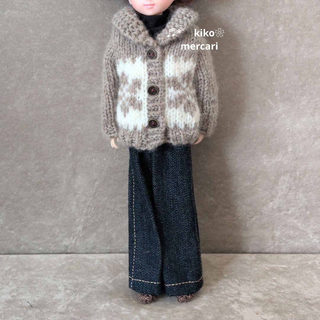 doll服’25　no184　22センチドール　セーター　アウトフィット　服