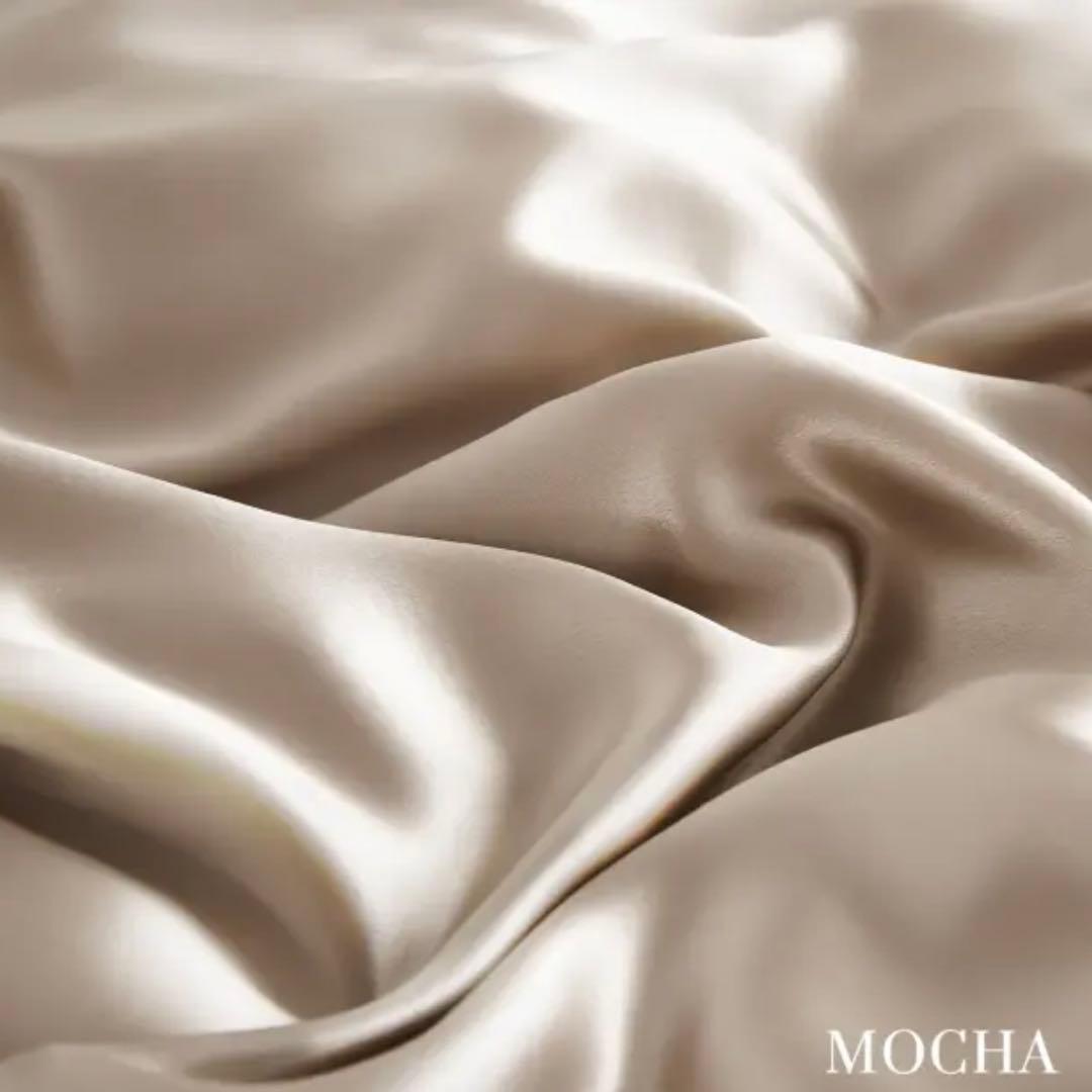 HOTEL LIKE INTERIOR 22匁シルク ピローケース　モカ　未開封