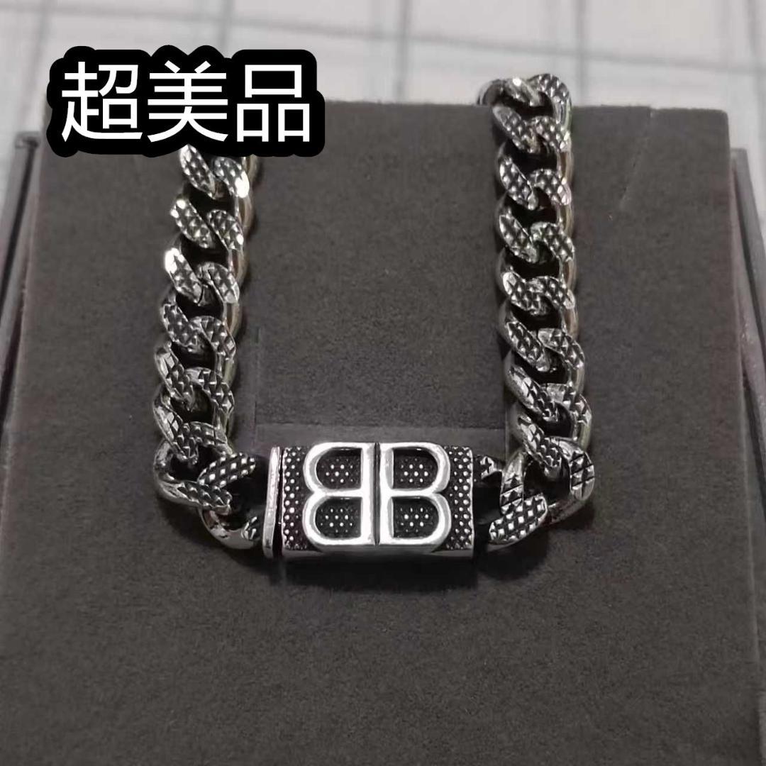 BALENCIAGA シルバーチェーンネックレス