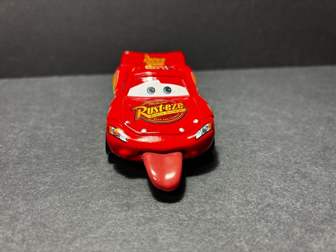 finish フィニッシュ　舌　マックィーン　マックイーン　カーズ　ミニカー