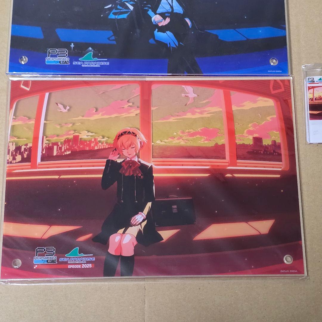 ペルソナ3リロード　八景島シーパラダイス　 アクリルプレート　主人公　アイギス