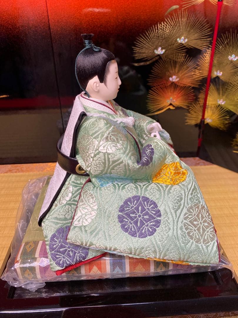 アウトレット商品・東京久月　雛人形親王平飾り・間口約６５×奥行約３５×高約３１㎝