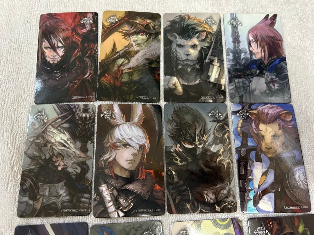 FF14 FFXIV エオルゼアカフェ　大阪　ジョブマグネットシート　16セット