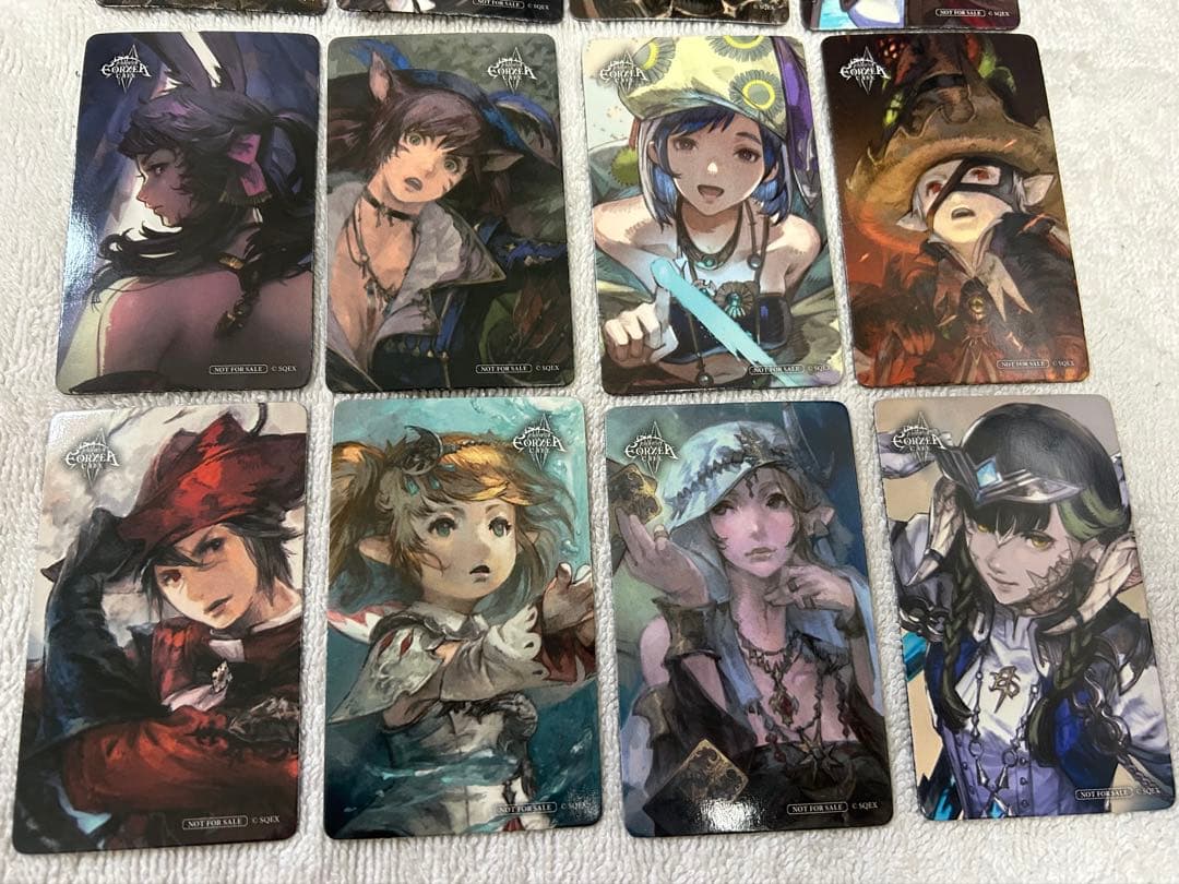 FF14 FFXIV エオルゼアカフェ　大阪　ジョブマグネットシート　16セット