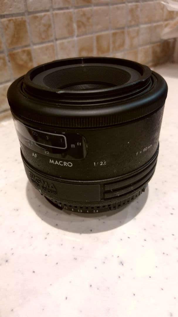 値下げ、シグマ、Af,90ミリ、f2.8、ニコン用、接写可能
