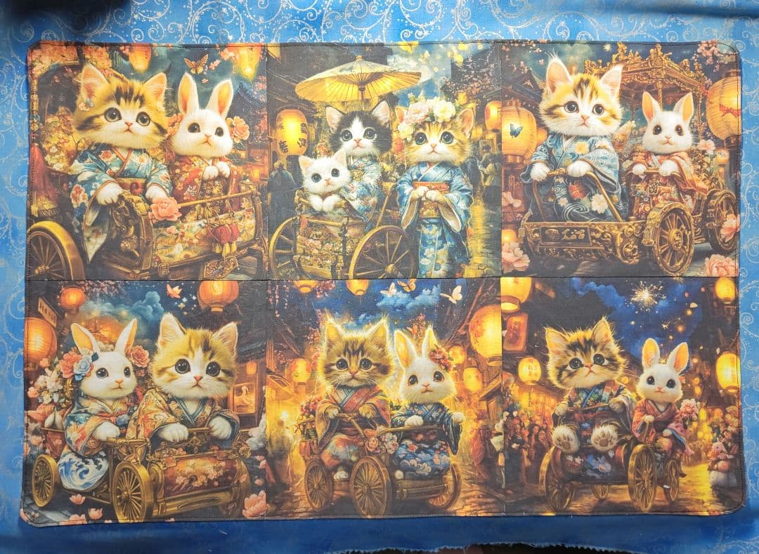 MAY 　ハンカチ6枚　ランチョンマット風2枚　パネル18使用