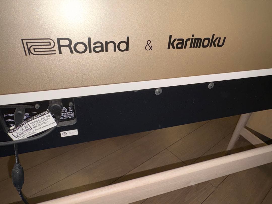 カリモク×Roland 電子ピアノ　KF-10 きよら　シアーホワイト