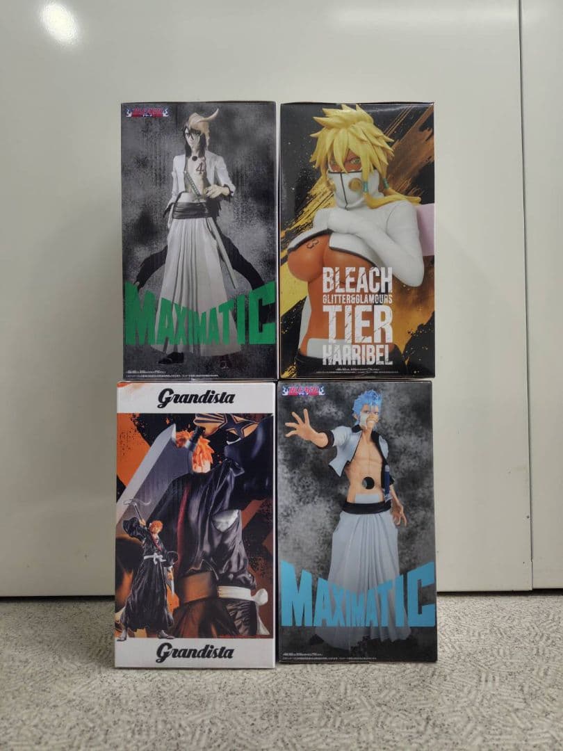 BLEACH　フィギュア4点　黒崎一護・グリムジョー・ウルキオラ・ハリベル