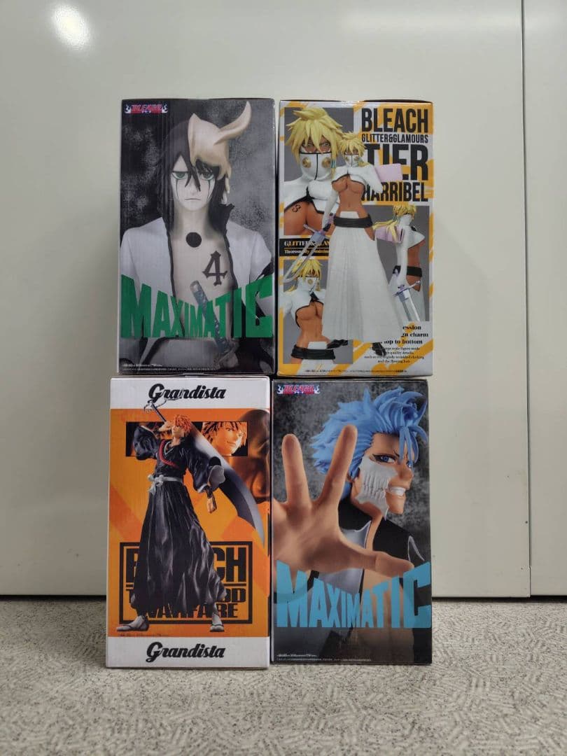 BLEACH　フィギュア4点　黒崎一護・グリムジョー・ウルキオラ・ハリベル