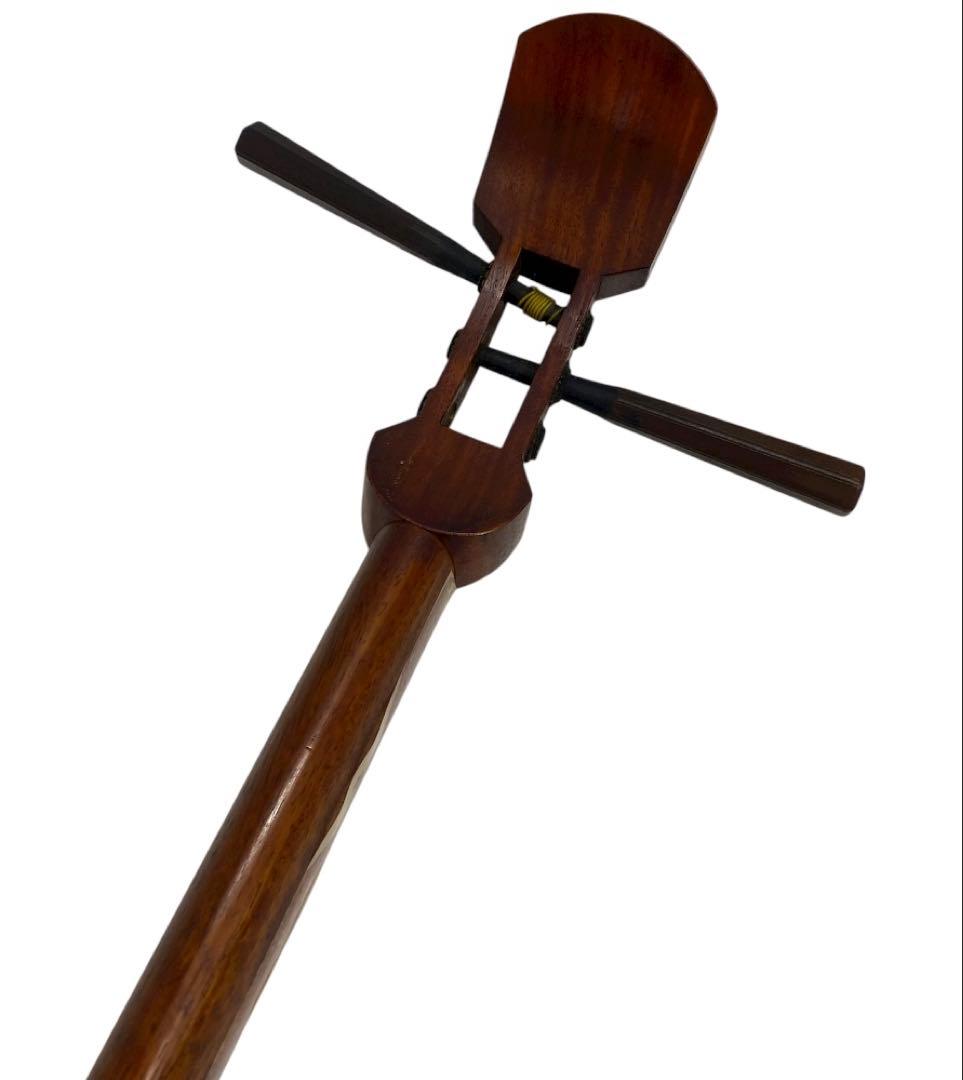 昭和レトロ　三味線(三味線スタンド付き)　25サ109