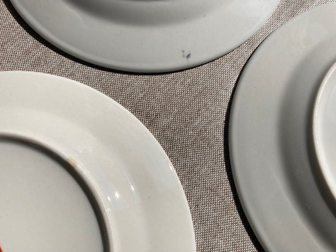 中国　乾隆年製　皿　プレート　5枚　パン皿　ケーキ皿　取皿