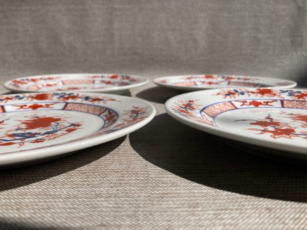 中国　乾隆年製　皿　プレート　5枚　パン皿　ケーキ皿　取皿