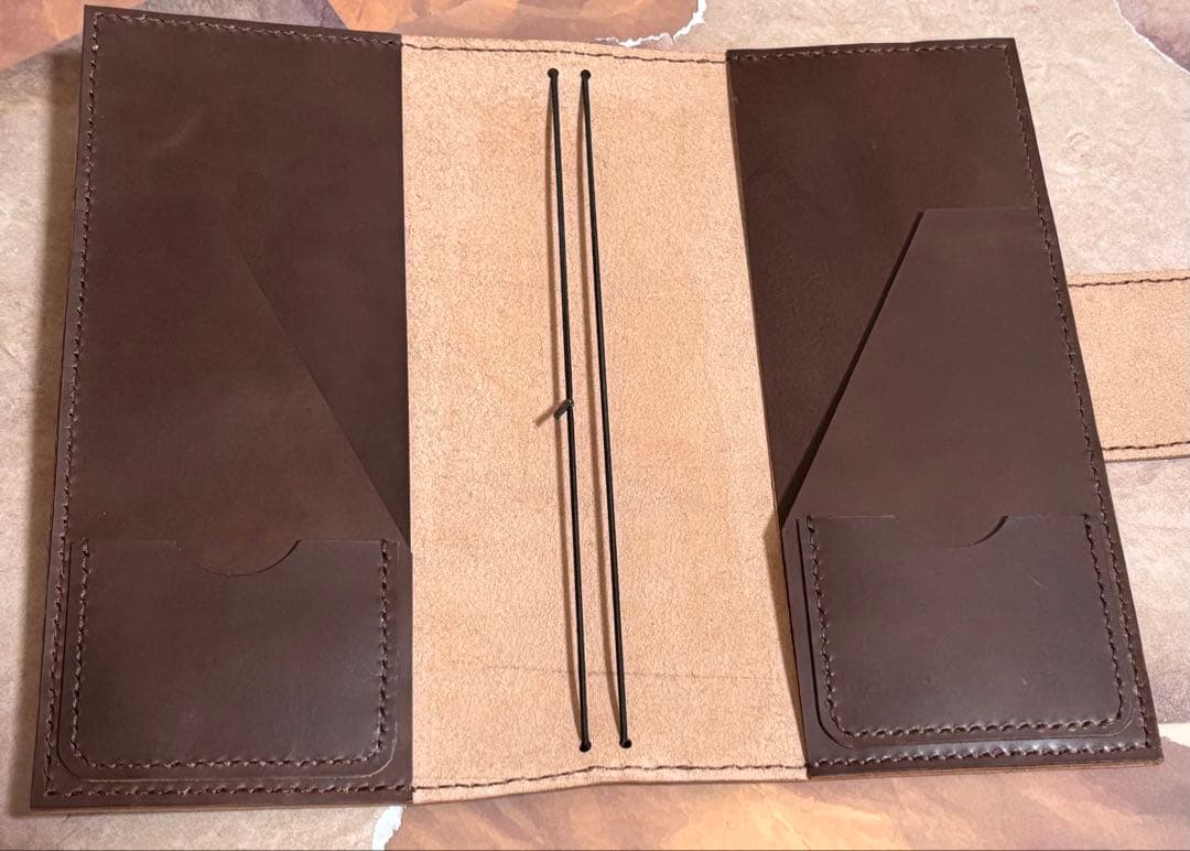 本革　レギュラーサイズ トラベラーズノート コラージュ収納ファイル