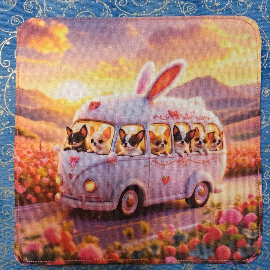 あしべ☆　ハンカチ　チワワ柄　18枚