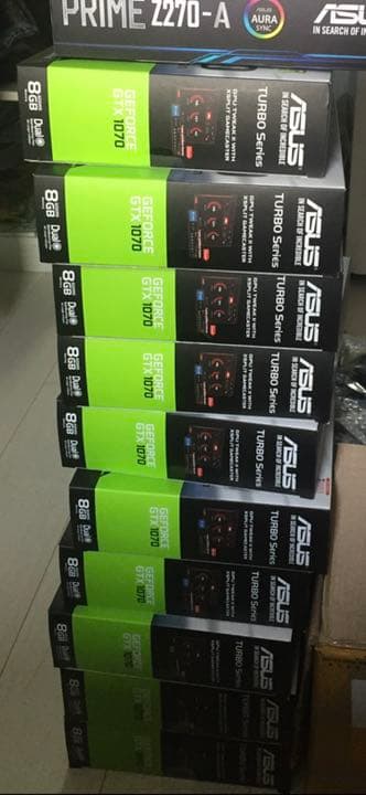 ASUS TURBO GTX1070 8G GPU グラフィックボード