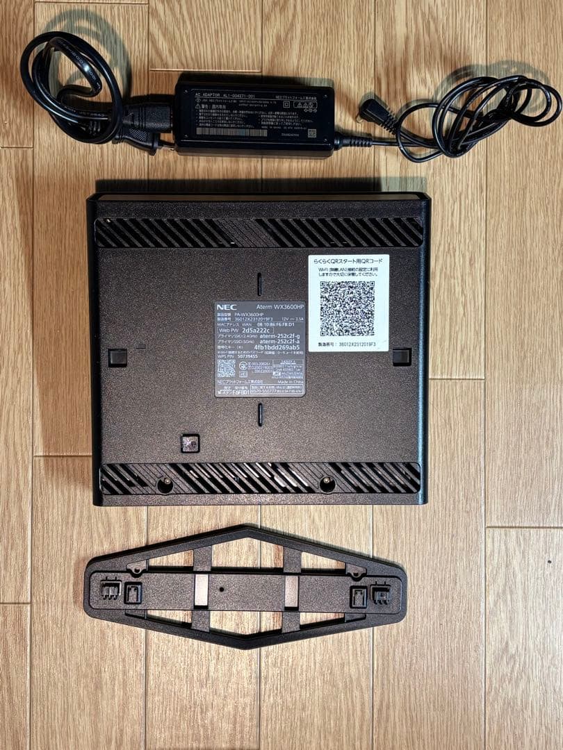 NEC 無線LANルーター WX3600HP