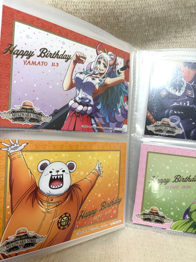 ワンピース バースデー ブロマイド まとめ売り 【非売品】