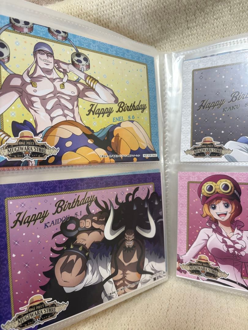 ワンピース バースデー ブロマイド まとめ売り 【非売品】