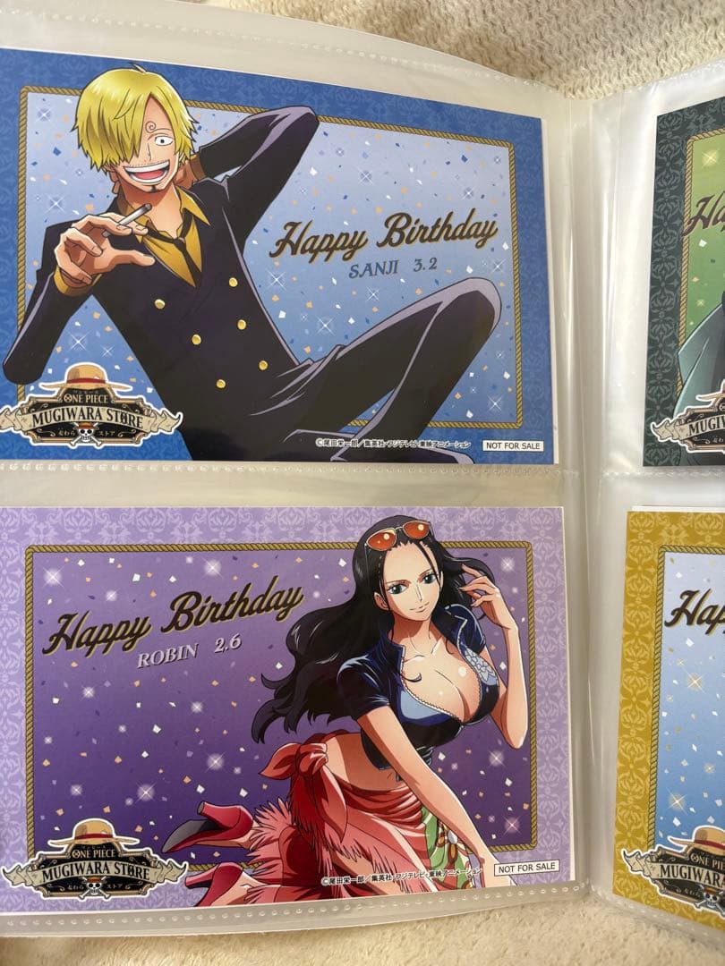 ワンピース バースデー ブロマイド まとめ売り 【非売品】