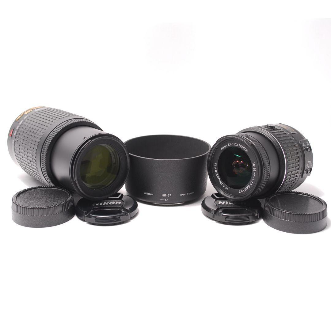 ❤即購入1000円OFF❤美品❤ Nikon D5500 望遠 Wズームセット