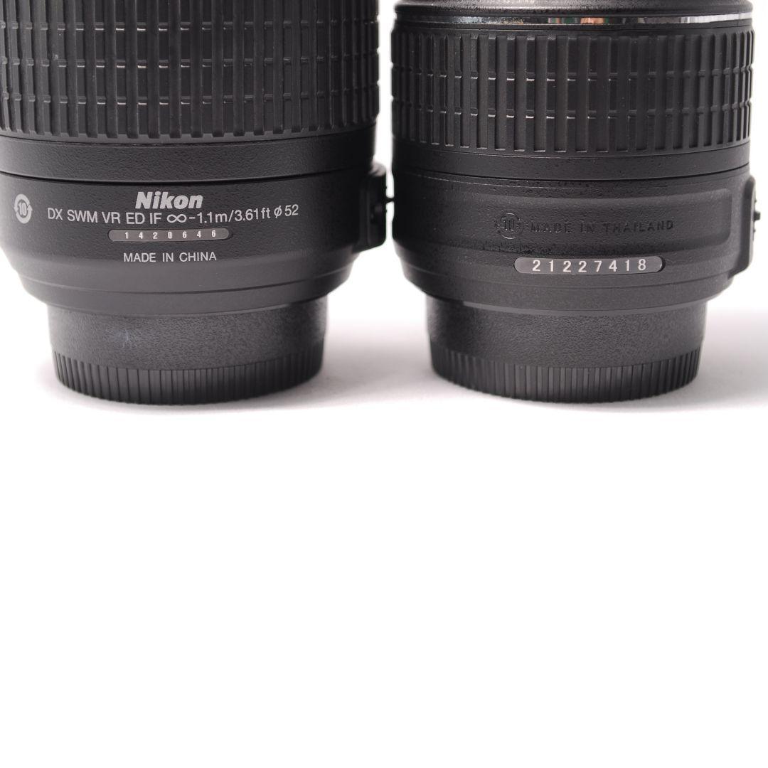 ❤即購入1000円OFF❤美品❤ Nikon D5500 望遠 Wズームセット