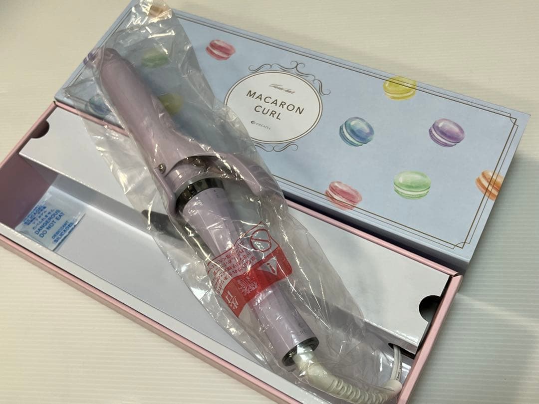 MACARON CURL カールアイロン パープル