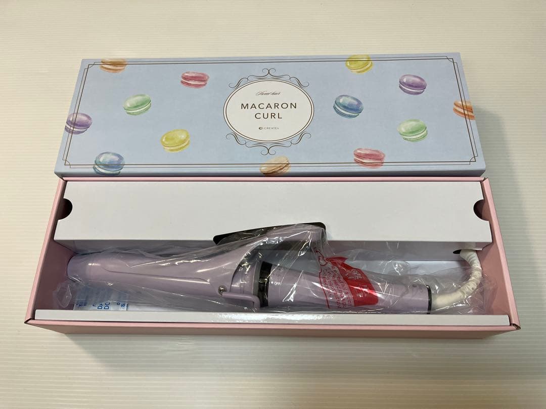 MACARON CURL カールアイロン パープル