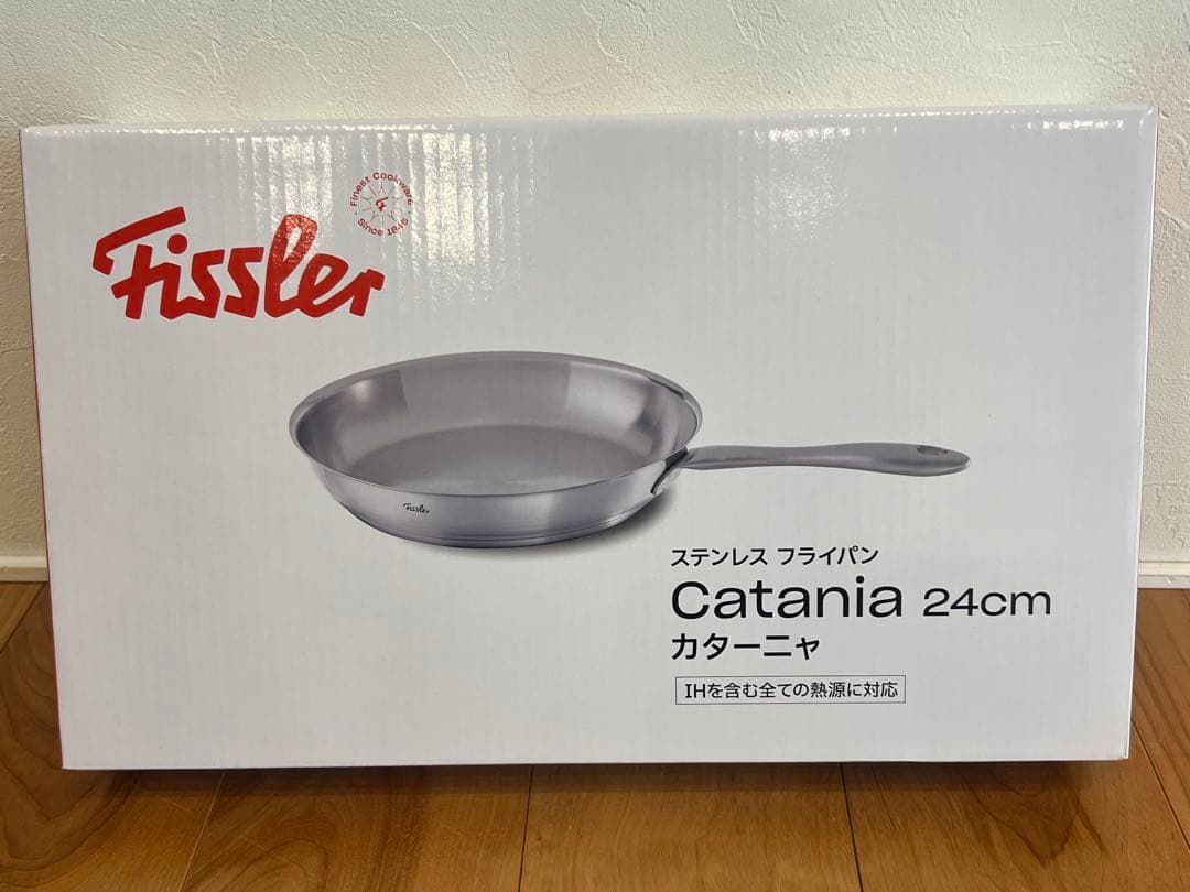 【新品】フィスラー Fissler ステンレスフライパン カターニャ 24cm